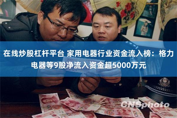 在线炒股杠杆平台 家用电器行业资金流入榜：格力电器等9股净流入资金超5000万元