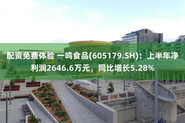 配资免费体验 一鸣食品(605179.SH)：上半年净利润2646.6万元，同比增长5.28%